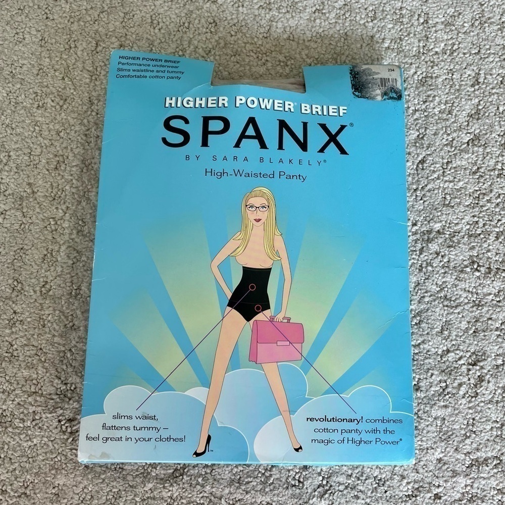 Spanx High Power Brief High Waisted Tummy Control Briefs Size C